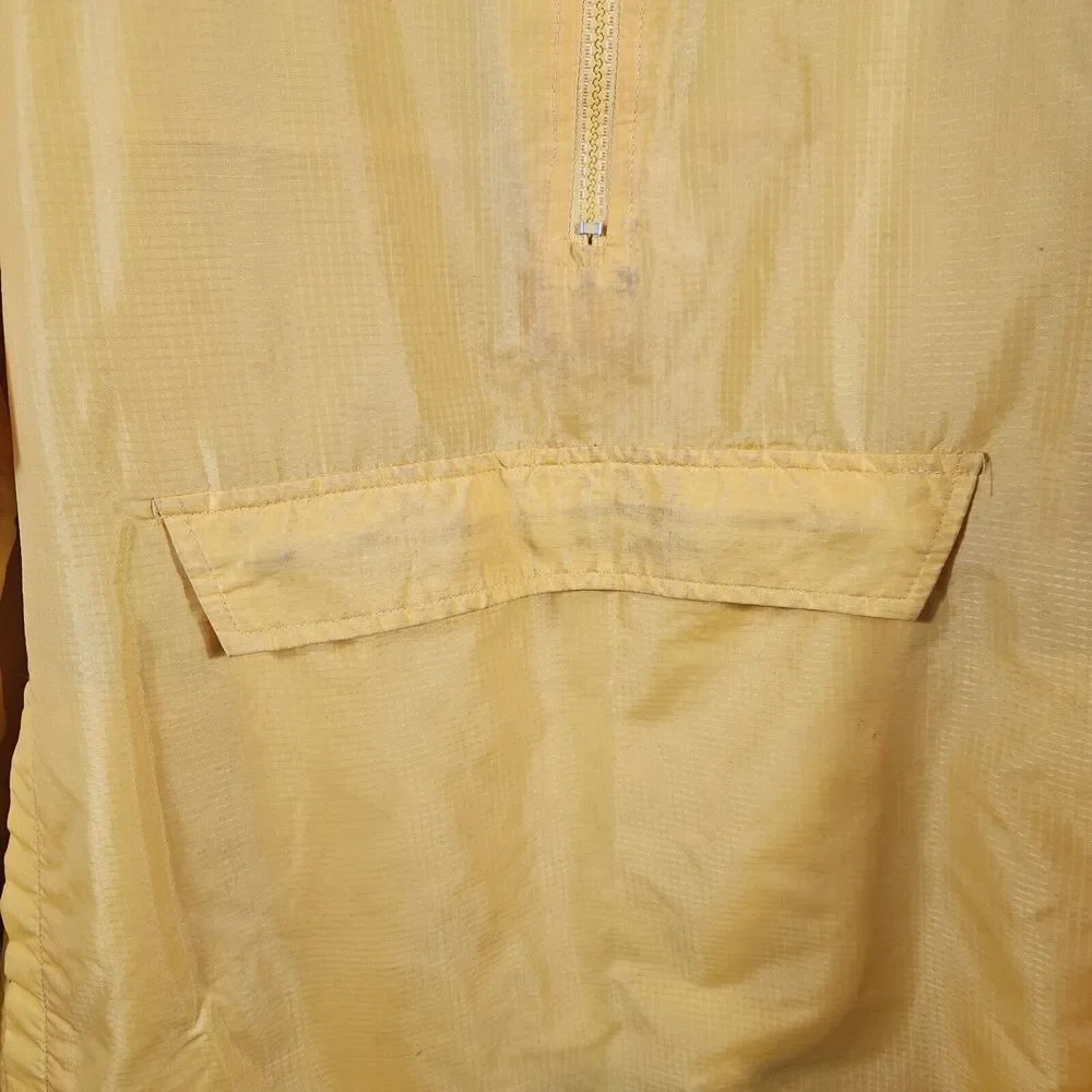 Vintage 90’s Reebok Windbreaker 1/2 Zip Jacket Yellow Size XL - Picture 6 of 6